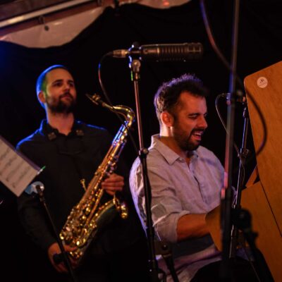 Sam Newbould Quintet beim 34. Internationalen Augsburger Jazzsommer (Foto: Herbert Heim)