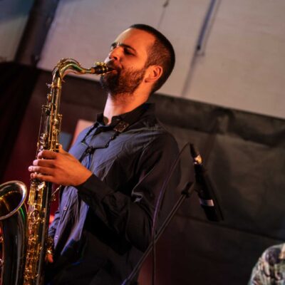 Sam Newbould Quintet beim 34. Internationalen Augsburger Jazzsommer (Foto: Herbert Heim)