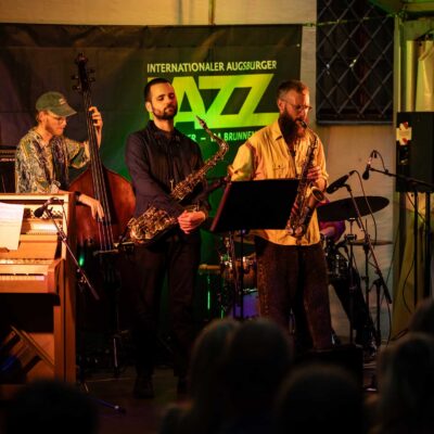 Sam Newbould Quintet beim 34. Internationalen Augsburger Jazzsommer (Foto: Herbert Heim)