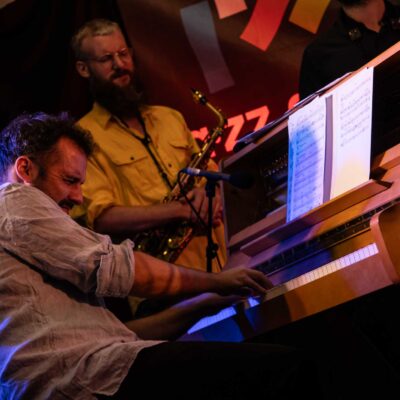 Sam Newbould Quintet beim 34. Internationalen Augsburger Jazzsommer (Foto: Herbert Heim)