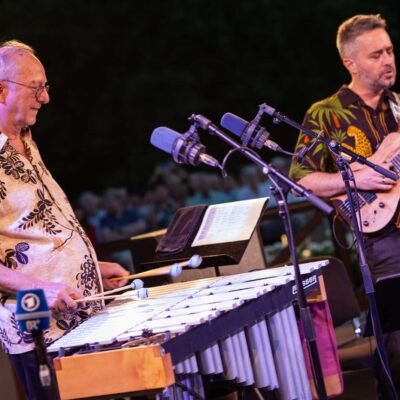 Wolfgang Lackerschmid Quartett beim 34. Internationalen Augsburger Jazzsommer (Foto: Herbert Heim)