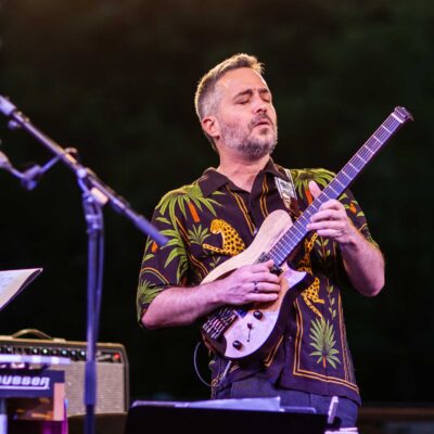 Wolfgang Lackerschmid Quartett beim 34. Internationalen Augsburger Jazzsommer (Foto: Herbert Heim)