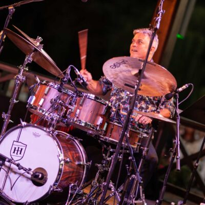 Wolfgang Lackerschmid Quartett beim 34. Internationalen Augsburger Jazzsommer (Foto: Herbert Heim)