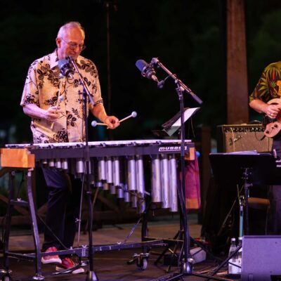 Wolfgang Lackerschmid Quartett beim 34. Internationalen Augsburger Jazzsommer (Foto: Herbert Heim)