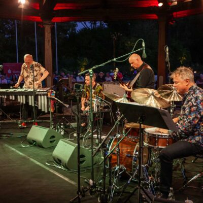 Wolfgang Lackerschmid Quartett beim 34. Internationalen Augsburger Jazzsommer (Foto: Herbert Heim)