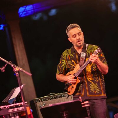 Wolfgang Lackerschmid Quartett beim 34. Internationalen Augsburger Jazzsommer (Foto: Herbert Heim)