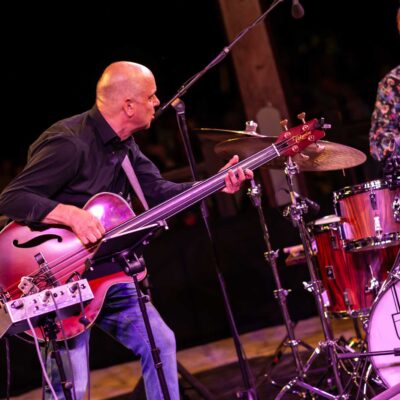 Wolfgang Lackerschmid Quartett beim 34. Internationalen Augsburger Jazzsommer (Foto: Herbert Heim)